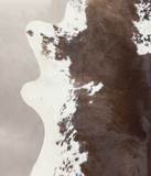 Chocolate and White Cowhide Rug #A22355
