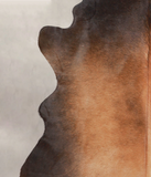 Brown with Red Cowhide Rug #A22361