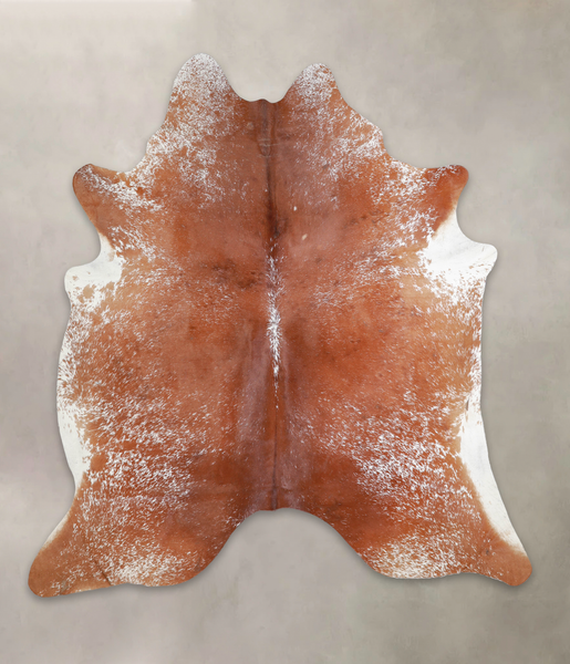 Salt and Pepper Brown Cowhide Rug #A22377