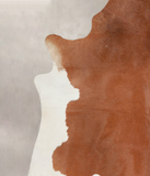 Brown and White Cowhide Rug #A22410