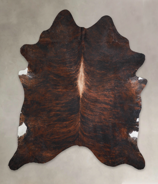 Dark Brindle Cowhide Rug #A22514