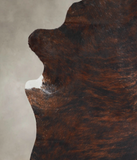 Dark Brindle Cowhide Rug #A22514