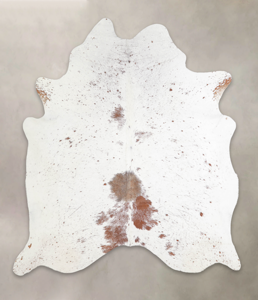 Salt and Pepper Brown Cowhide Rug #A22516
