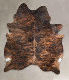Dark Brindle Cowhide Rug #A22520