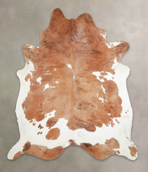 Brown and White Cowhide Rug #A22578