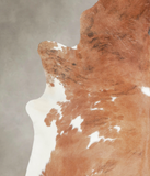 Brown and White Cowhide Rug #A22578