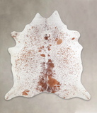 Salt and Pepper Brown Cowhide Rug #A22872