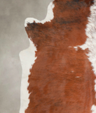 Brown and White Cowhide Rug #A22951