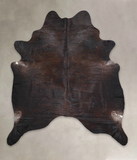 Dark Brindle Cowhide Rug #A23048