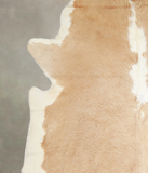 Beige and White Cowhide Rug #A23065