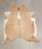 Beige and White Cowhide Rug #A23067