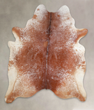 Salt and Pepper Brown Cowhide Rug #A23080