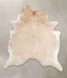 Beige Cowhide Rug #A23090