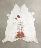 Salt and Pepper Brown Cowhide Rug #A23106