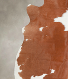 Brown and White Cowhide Rug #A23123