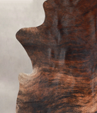 Dark Brindle Cowhide Rug #A23131