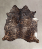Dark Brindle Cowhide Rug #A23133