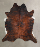 Dark Brindle Cowhide Rug #A23140