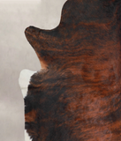 Dark Brindle Cowhide Rug #A23140