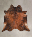Dark Brindle Cowhide Rug #A23149