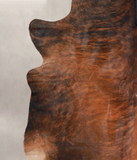 Dark Brindle Cowhide Rug #A23149