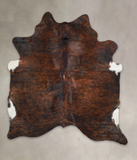 Dark Brindle Cowhide Rug #A23151