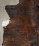 Dark Brindle Cowhide Rug #A23151