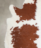 Brown and White Cowhide Rug #A23188