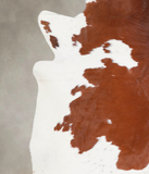 Brown and White Cowhide Rug #A23211