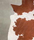Brown and White Cowhide Rug #A23216