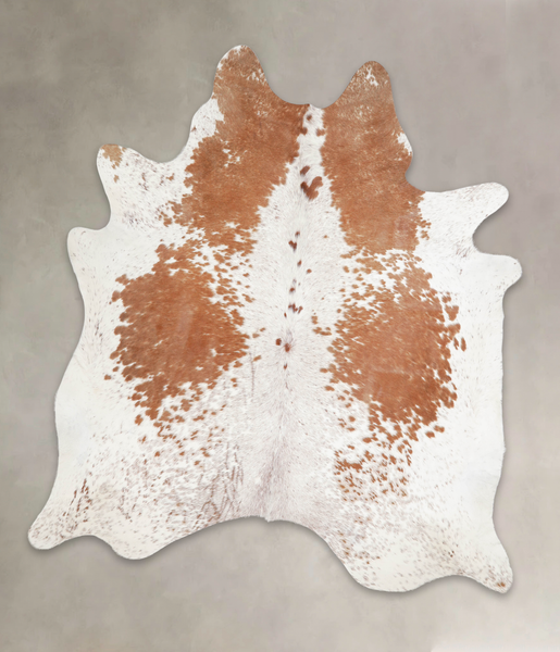 Brown and White Cowhide Rug #A23217