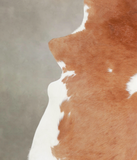 Brown and White Cowhide Rug #A23222