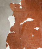 Brown and White Cowhide Rug #A23228