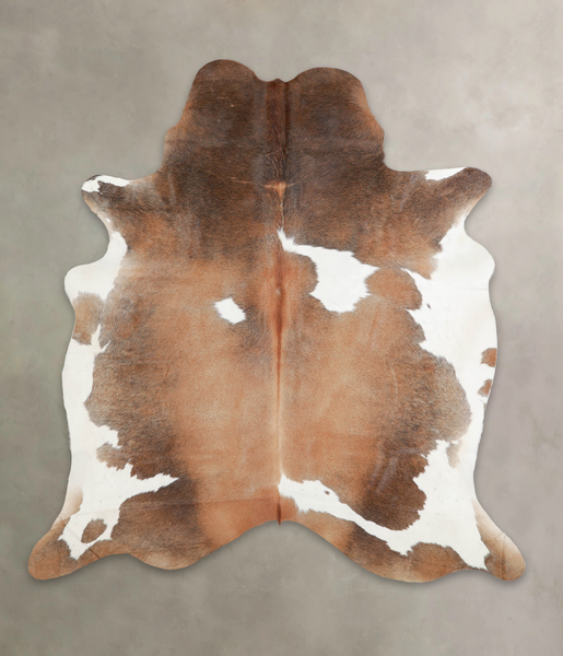 Chocolate and White Cowhide Rug #A23241