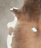 Chocolate and White Cowhide Rug #A23241