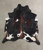 Chocolate and White Cowhide Rug #A23246
