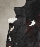 Chocolate and White Cowhide Rug #A23246