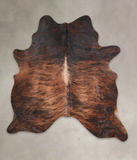 Dark Brindle Cowhide Rug #A23278