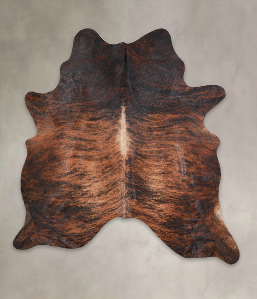Dark Brindle Cowhide Rug #A23278