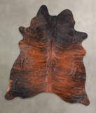 Dark Brindle Cowhide Rug #A23279