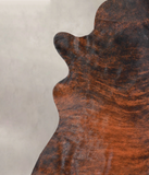 Dark Brindle Cowhide Rug #A23279