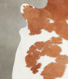Brown and White Cowhide Rug #A23287