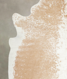 Beige and White Cowhide Rug #A23301