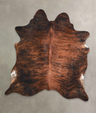 Dark Brindle Cowhide Rug #A23309