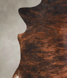 Dark Brindle Cowhide Rug #A23309