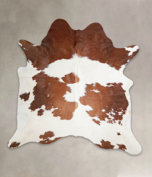 Brown and White Cowhide Rug #A23313