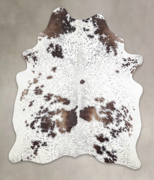 Salt and Pepper Brown Cowhide Rug #A23339