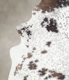 Salt and Pepper Brown Cowhide Rug #A23339