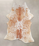 Salt and Pepper Brown Cowhide Rug #A23356