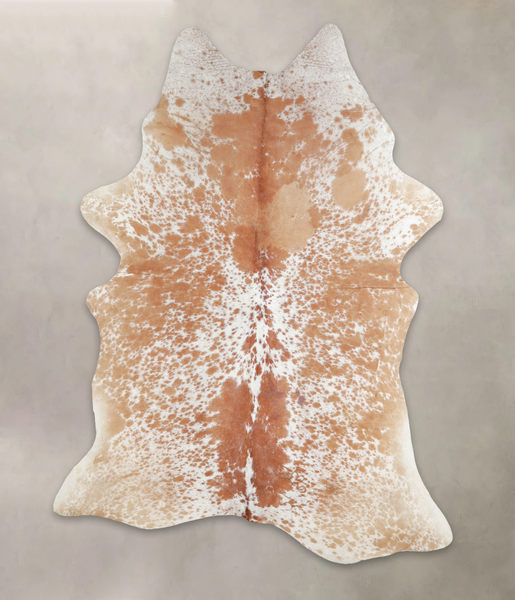 Salt and Pepper Brown Cowhide Rug #A23356